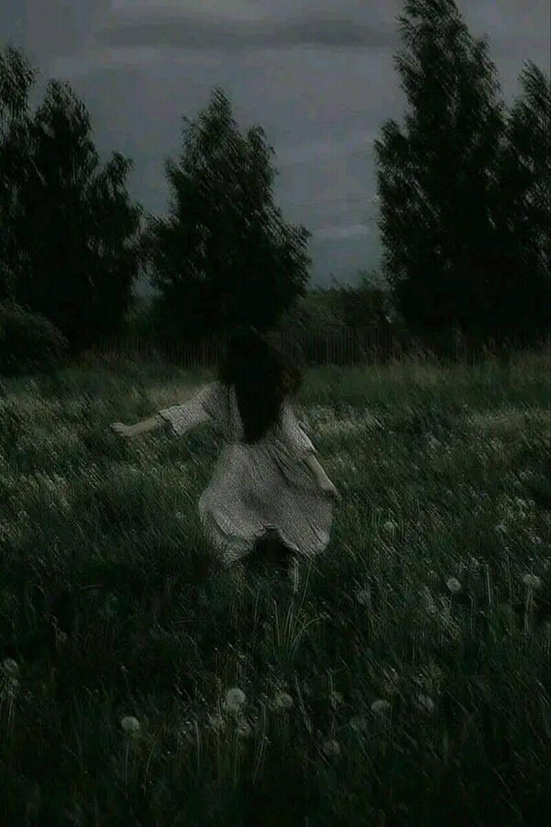Picture for Sad Pfp Profile of Alone Woman in Field