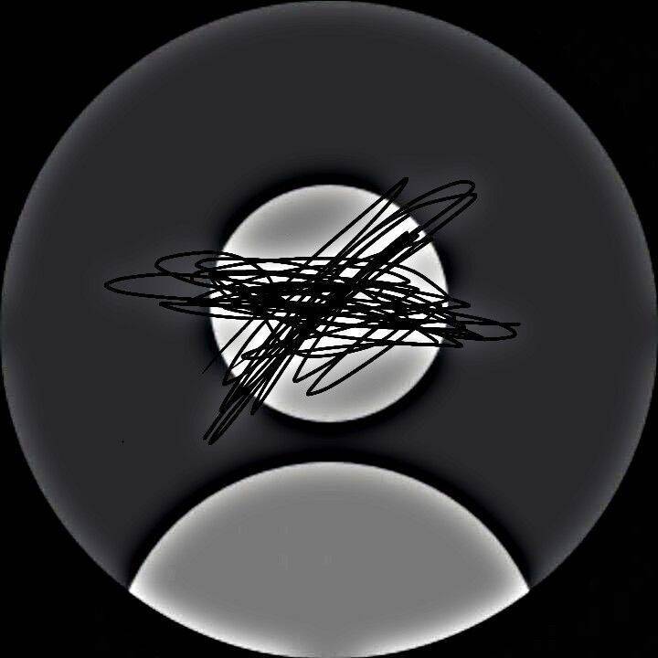 Picture for Sad Silhorette Pfp Profile on Dark Backgrornd