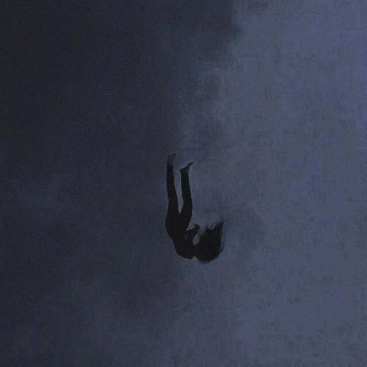 Picture for Sad Pfp Profile of Woman Falling in the Dark