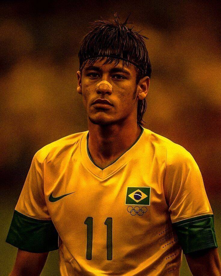 Foto do Neymar para Perfil com a Camisa da Seleção Brasileira