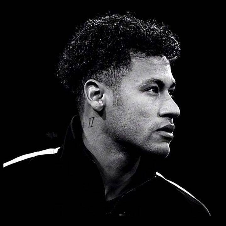 Foto de Neymar para Perfil en Blanco y Negro