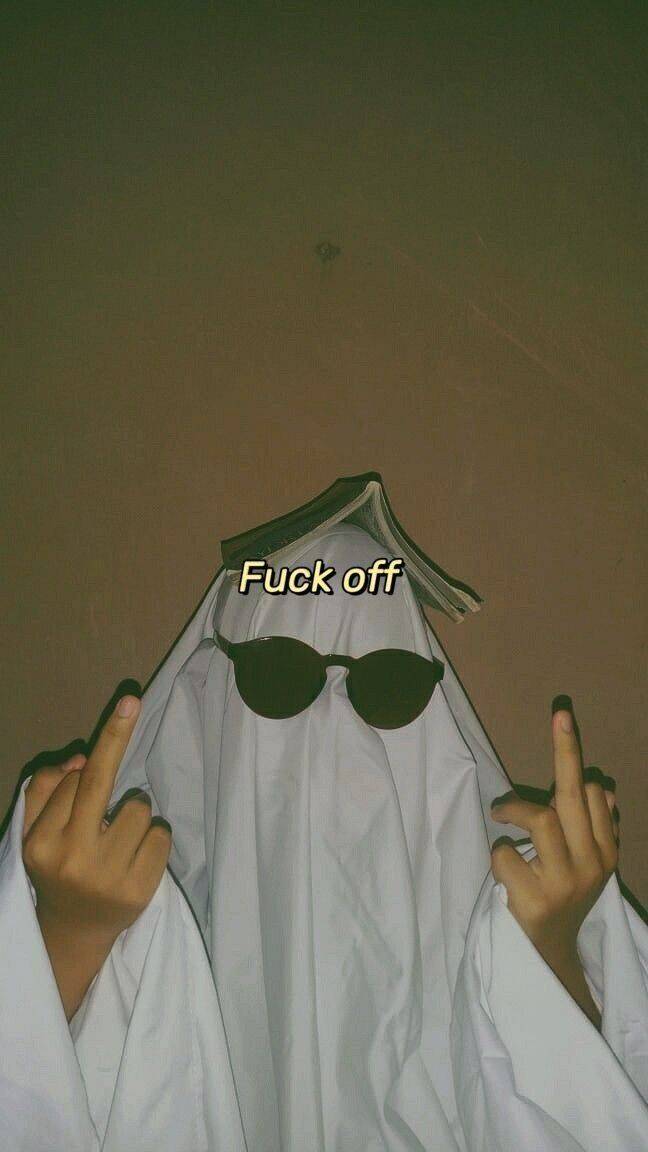 Imagen de perfil de Instagram de fantasma divertido con gafas