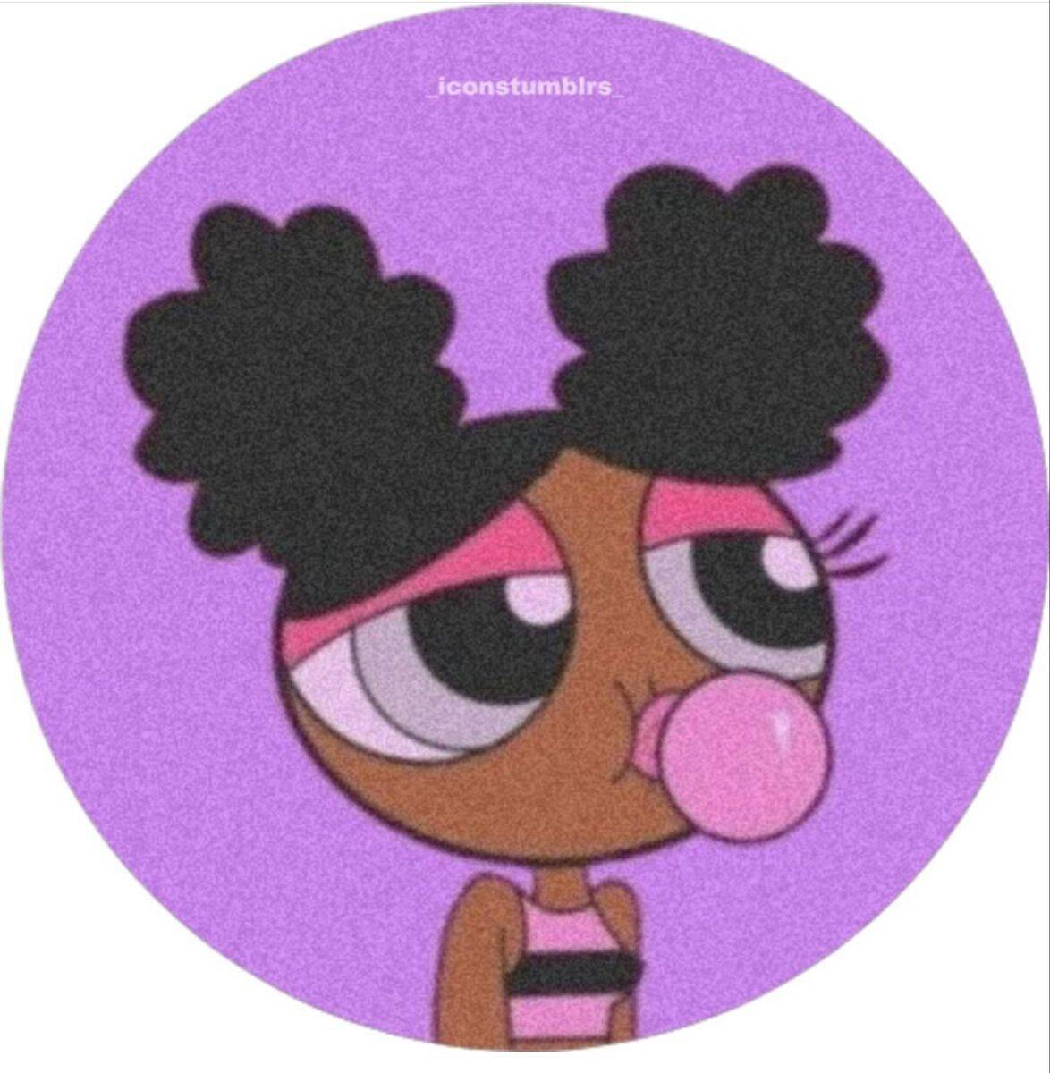 Foto de Perfil do Whatsapp Feminina Estilo Cartoon com Chiclete