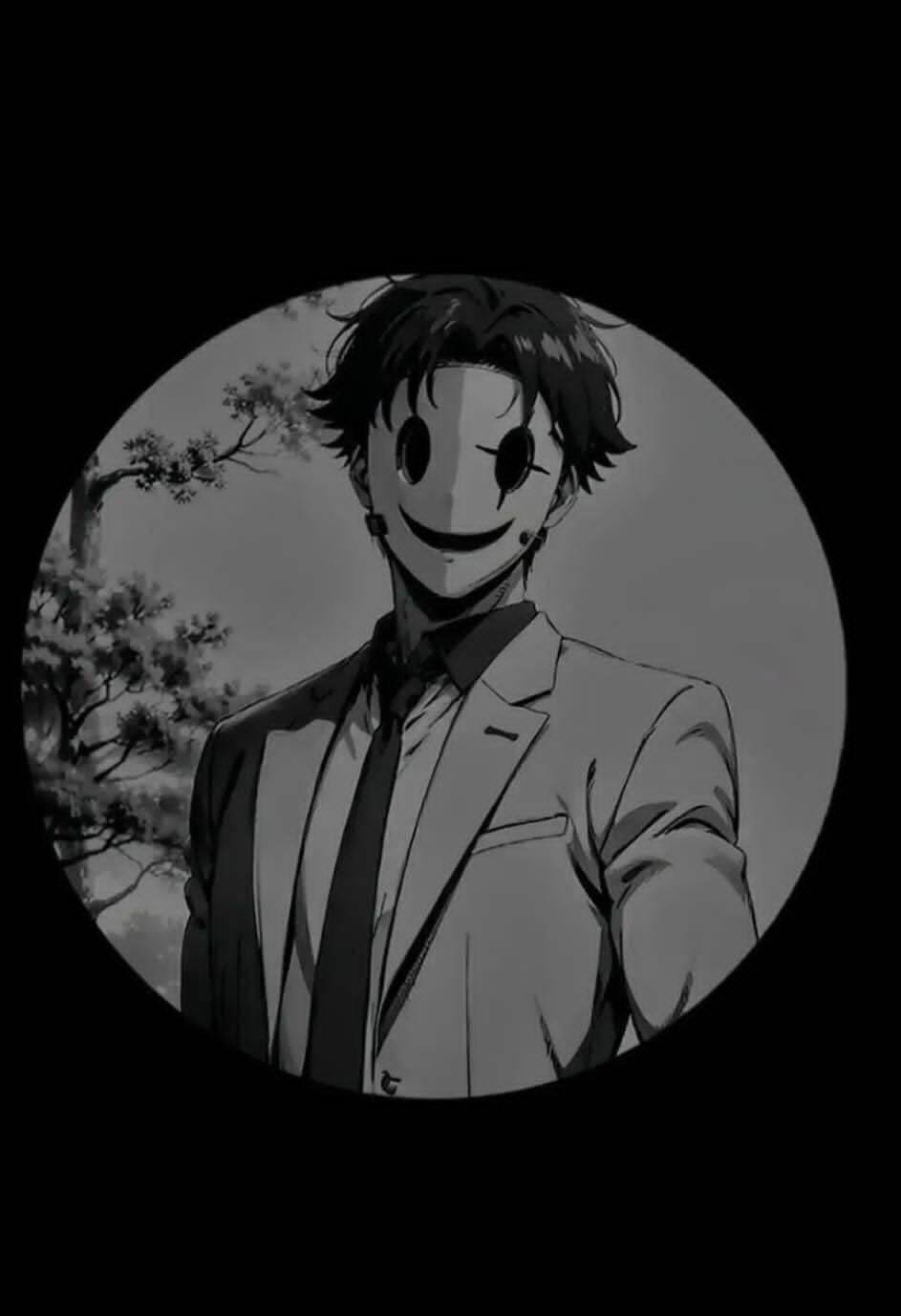 Foto de Perfil do Whatsapp Masculina Estilo Anime com Máscara
