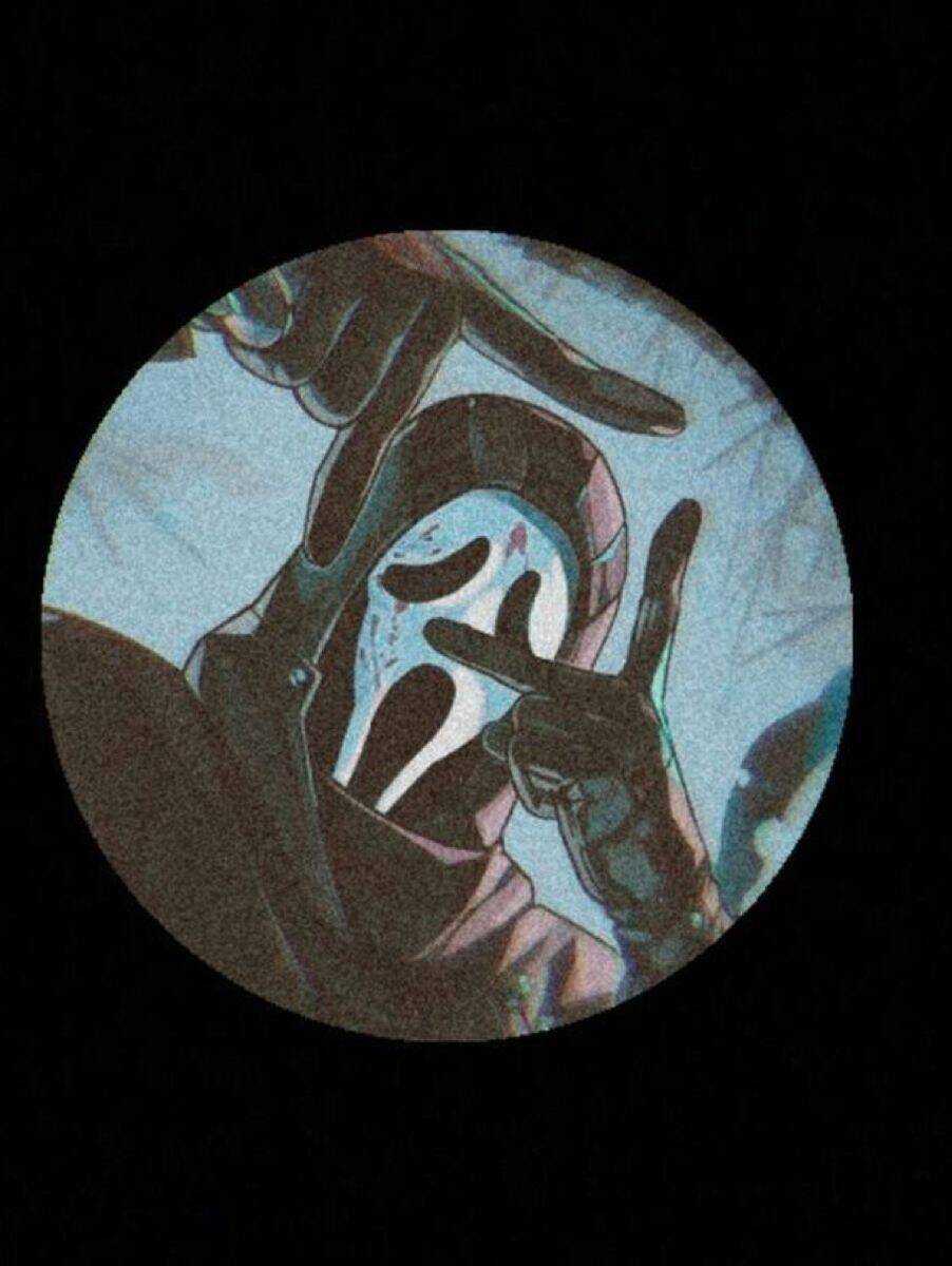 Foto de perfil de Whatsapp estilo fantasma con máscara