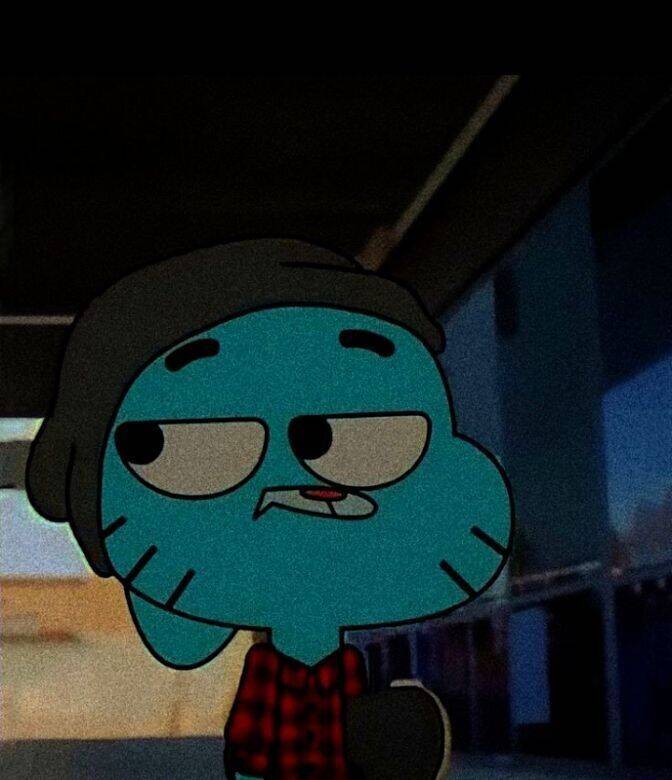 Foto de Perfil do Whatsapp do Gumball com Estilo Descolado