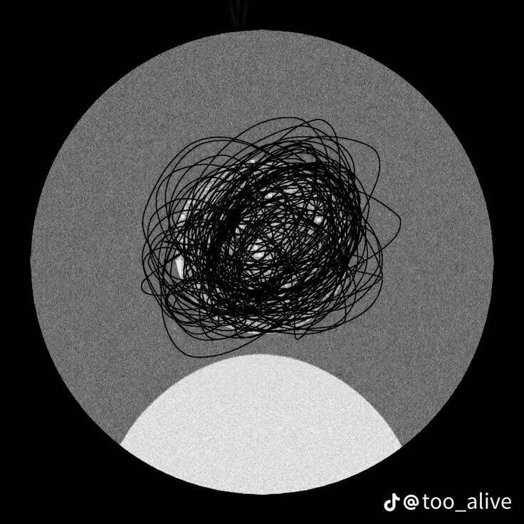 Foto de Perfil do Whatsapp Estilo Minimalista com Desenho Abstrato