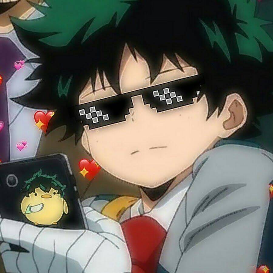 Foto de Perfil Masculino do Deku com Óculos Estilosos