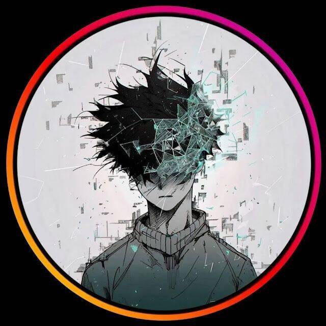 Photo de profil Homme anime avec un style futuriste
