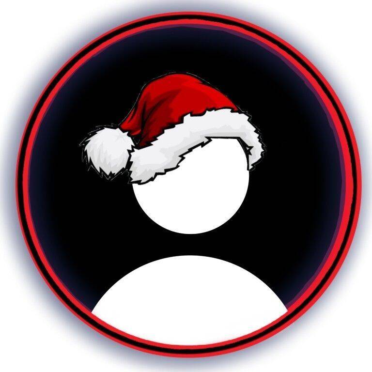 Foto de Perfil Masculino com Chapéu de Natal