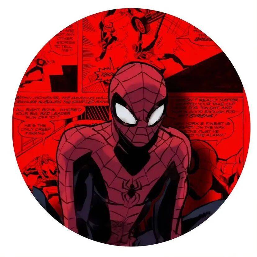 Foto de Perfil Masculino do Homem Aranha em Estilo Quadrinhos