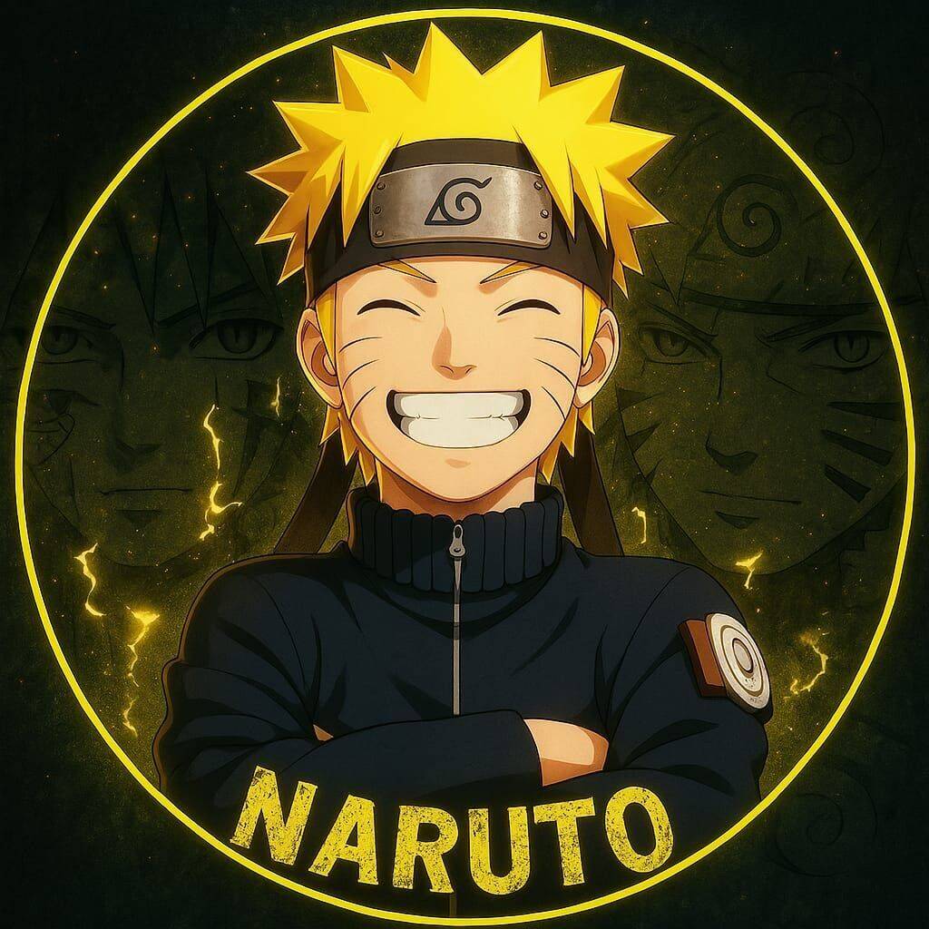 Photo de profil Homme Naruto souriant