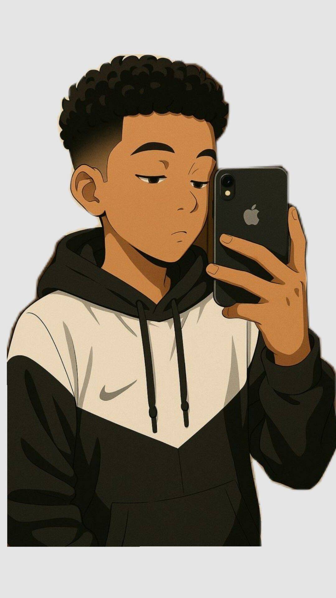 Foto de Perfil Masculino Estilosa de Jovem com Smartphone