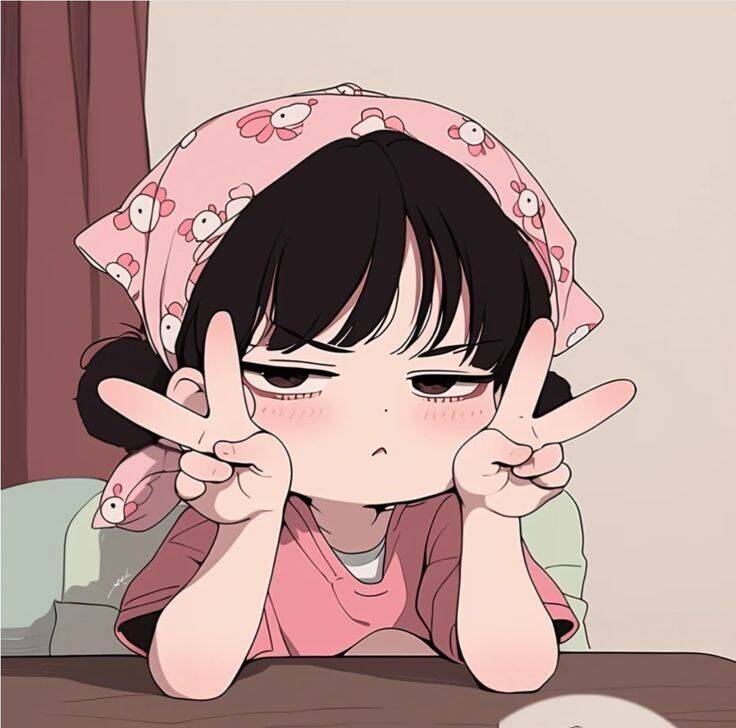 Anime Pfp Profile Picture Cute Girl with Scarf