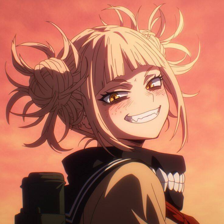 Foto de anime para perfil de personaje sonriente