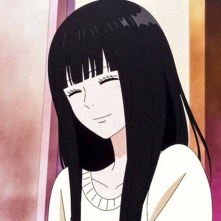 Foto de anime para perfil de chica sonriente
