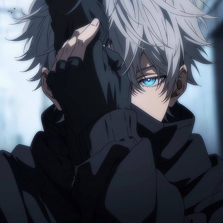 Foto de perfil de anime Personaje misterioso de pelo plateado