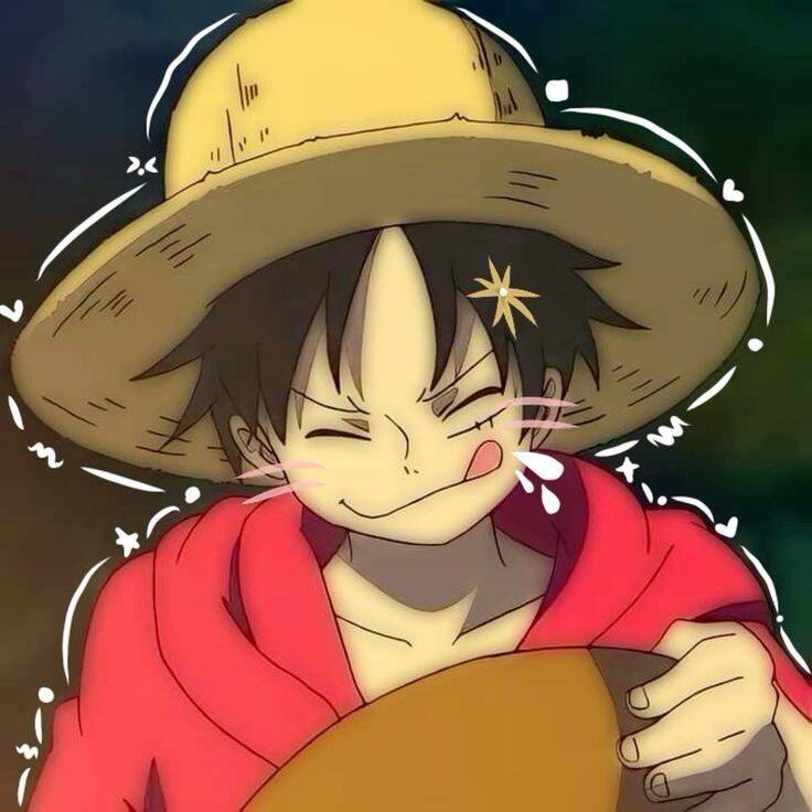 Foto de anime para el perfil de Luffy sonriente