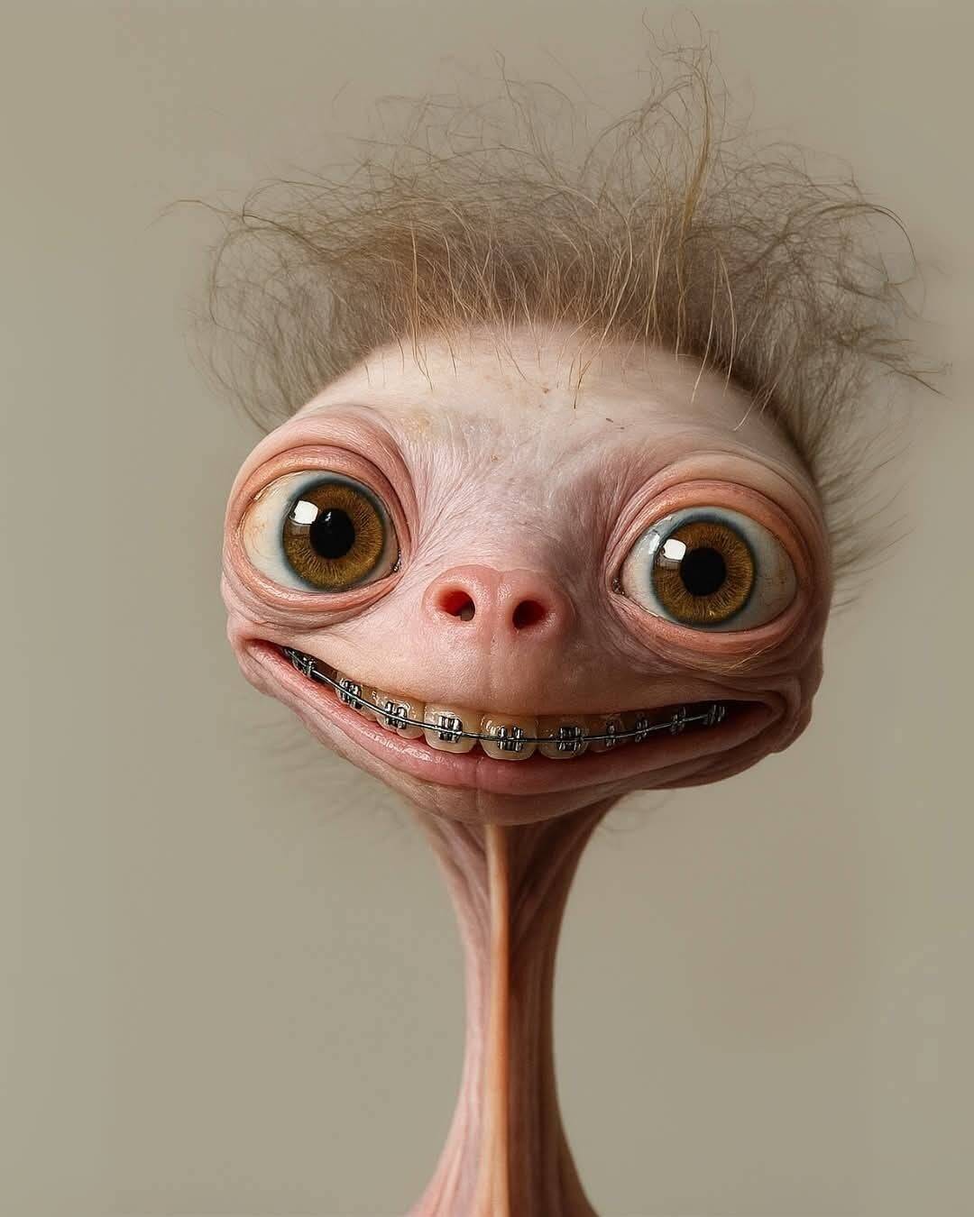 Foto Engraçada para Perfil de Criatura com Sorriso Divertido