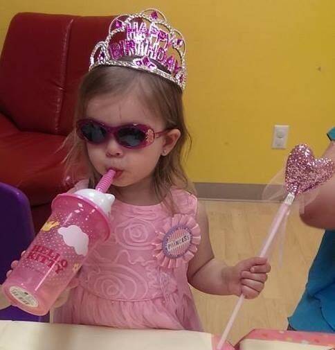 Funny Pfp Profile Picture of Child with Sunglasses and Tiara