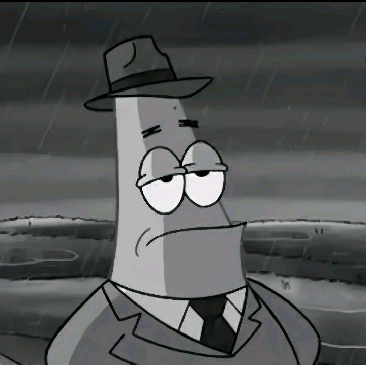 Foto de perfil divertida de Discord del detective Patrick