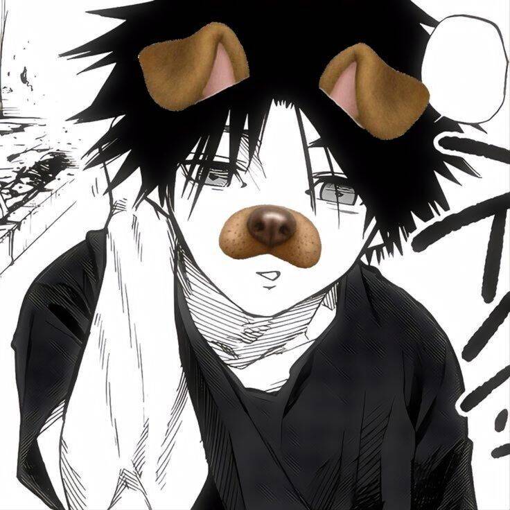 Imagen de perfil para Discord Anime con filtro de perro