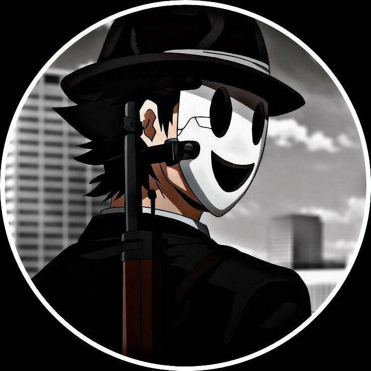 Foto de perfil de Discord de un personaje misterioso con máscara