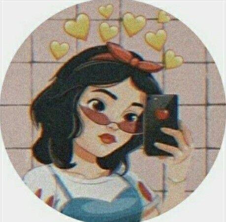 Foto de Perfil para Instagram Feminino com Desenho Fofo