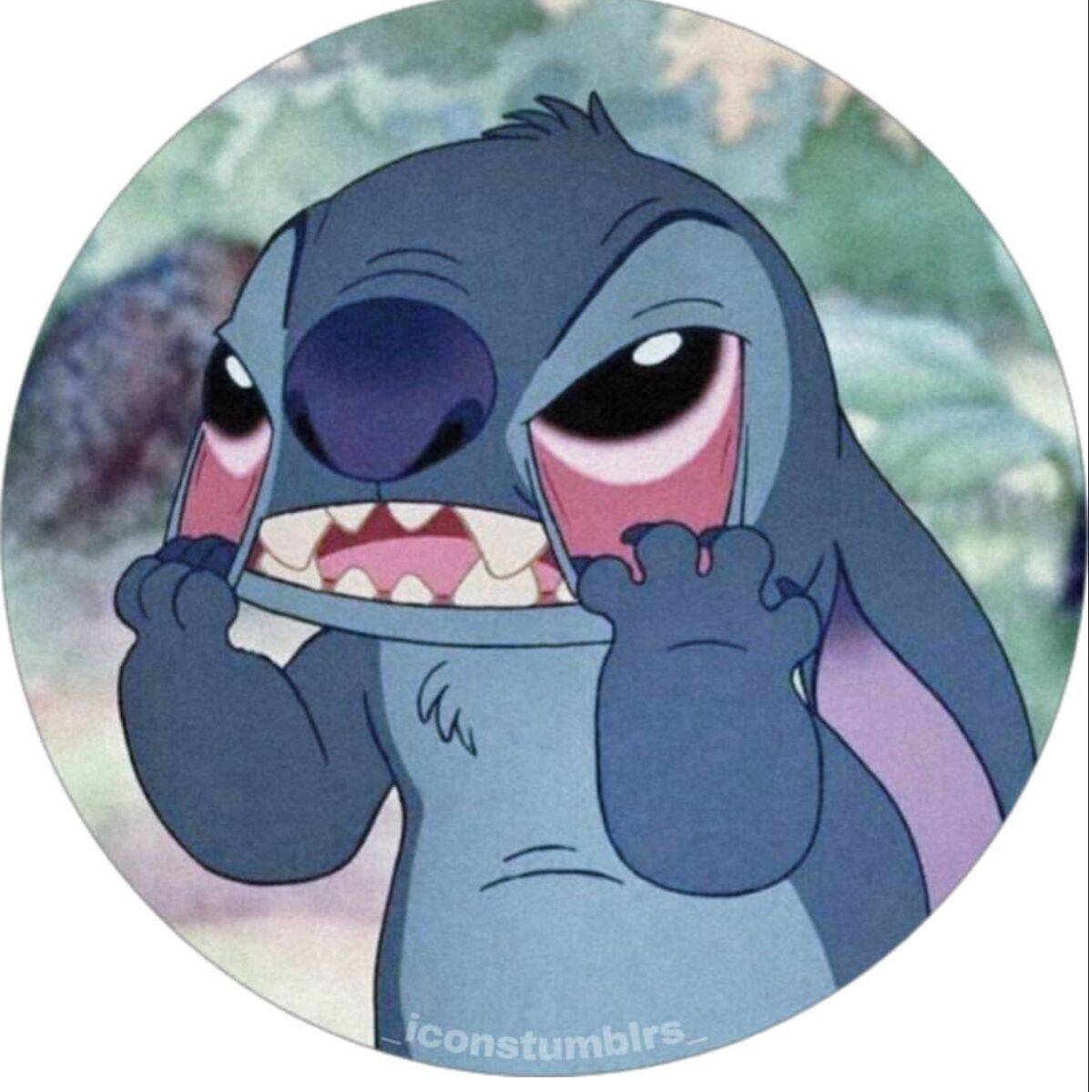 Foto de Perfil para Instagram Feminino de Desenho do Stitch