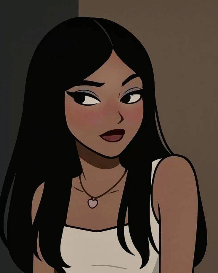 Foto de perfil de Whatsapp femenina de estilo de dibujos animados