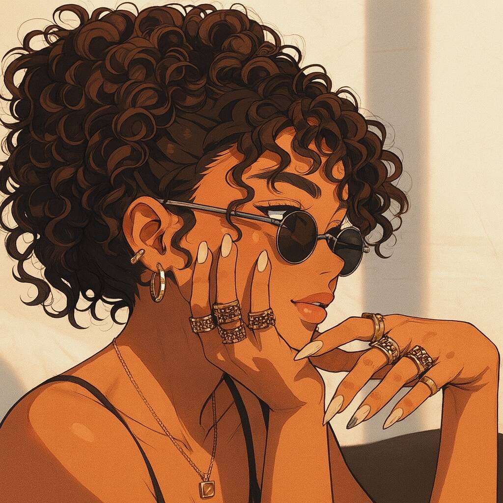 Foto para perfil de Whatsapp Mujer con gafas de sol y estilo genial