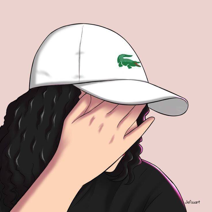 Foto de Perfil Feminino com Boné Estiloso