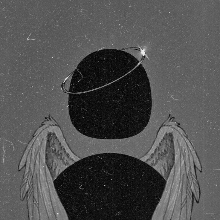 Foto de Perfil Feminino com Auras e Asas