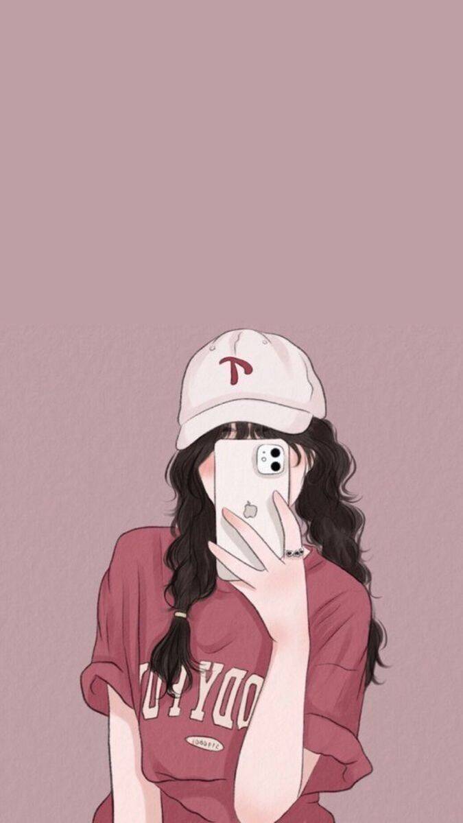 Foto de Perfil Feminino com Boné e Camiseta Casual