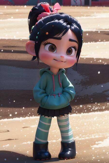 Foto Para Perfil Bonita e Fofa da Vanellope com Estilo Divertido