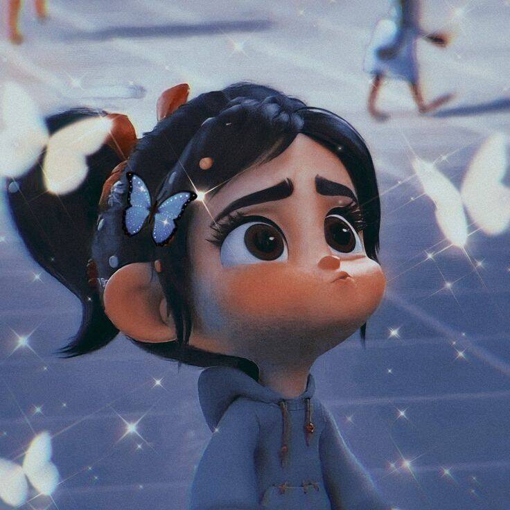 Foto Para Perfil Bonita e Fofa de Menina com Borboletas Estilo Aesthetic