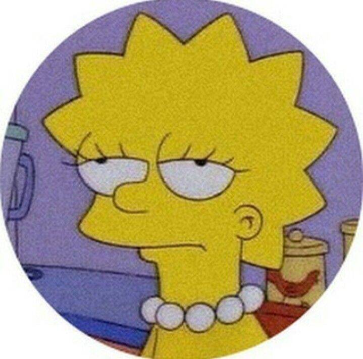Imagem Para Perfil do WhatsApp da Lisa Simpson Engraçada