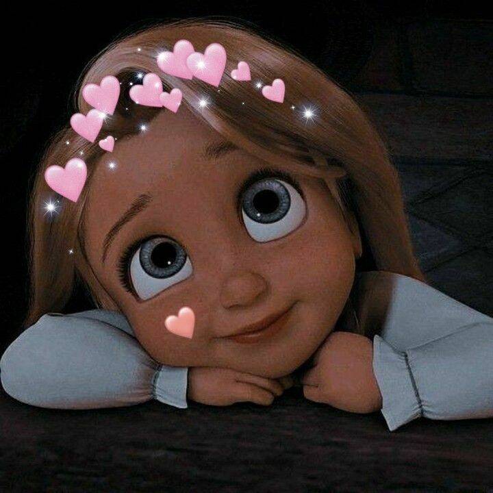 Imagem Para Perfil do WhatsApp de Menina Fofa com Corações
