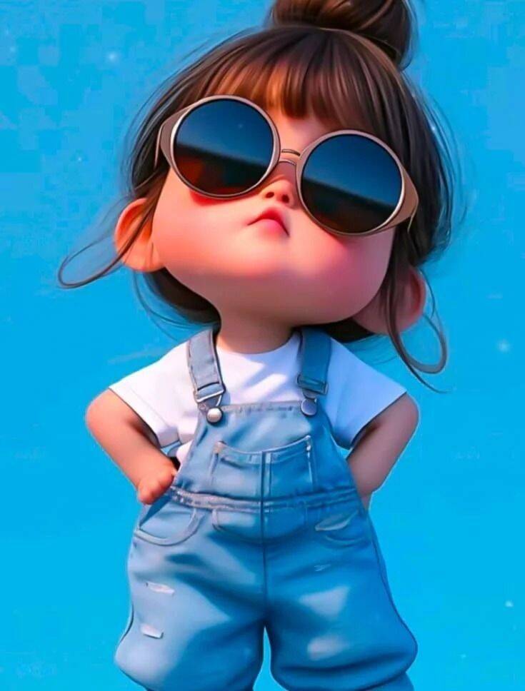 Hermosa y linda foto de perfil de una chica elegante con gafas