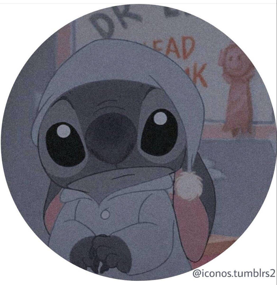 Linda foto de perfil de WhatsApp de Stitch en pijama