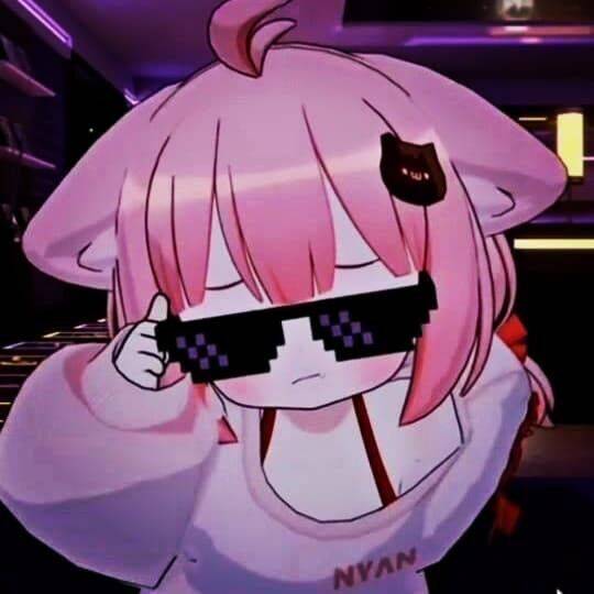 Cute Anime with Glasses WhatsApp Pfp Profile Picture