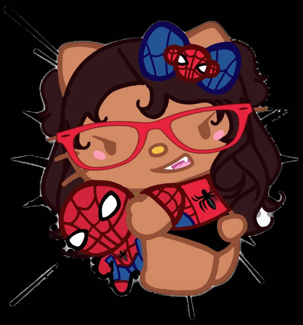 Hello Kitty Stylish Spiderman Themed Pfp Profile Picture
