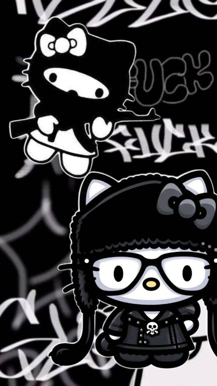 Foto de Perfil da Hello Kitty Estilosa com Óculos e Look Aesthetic