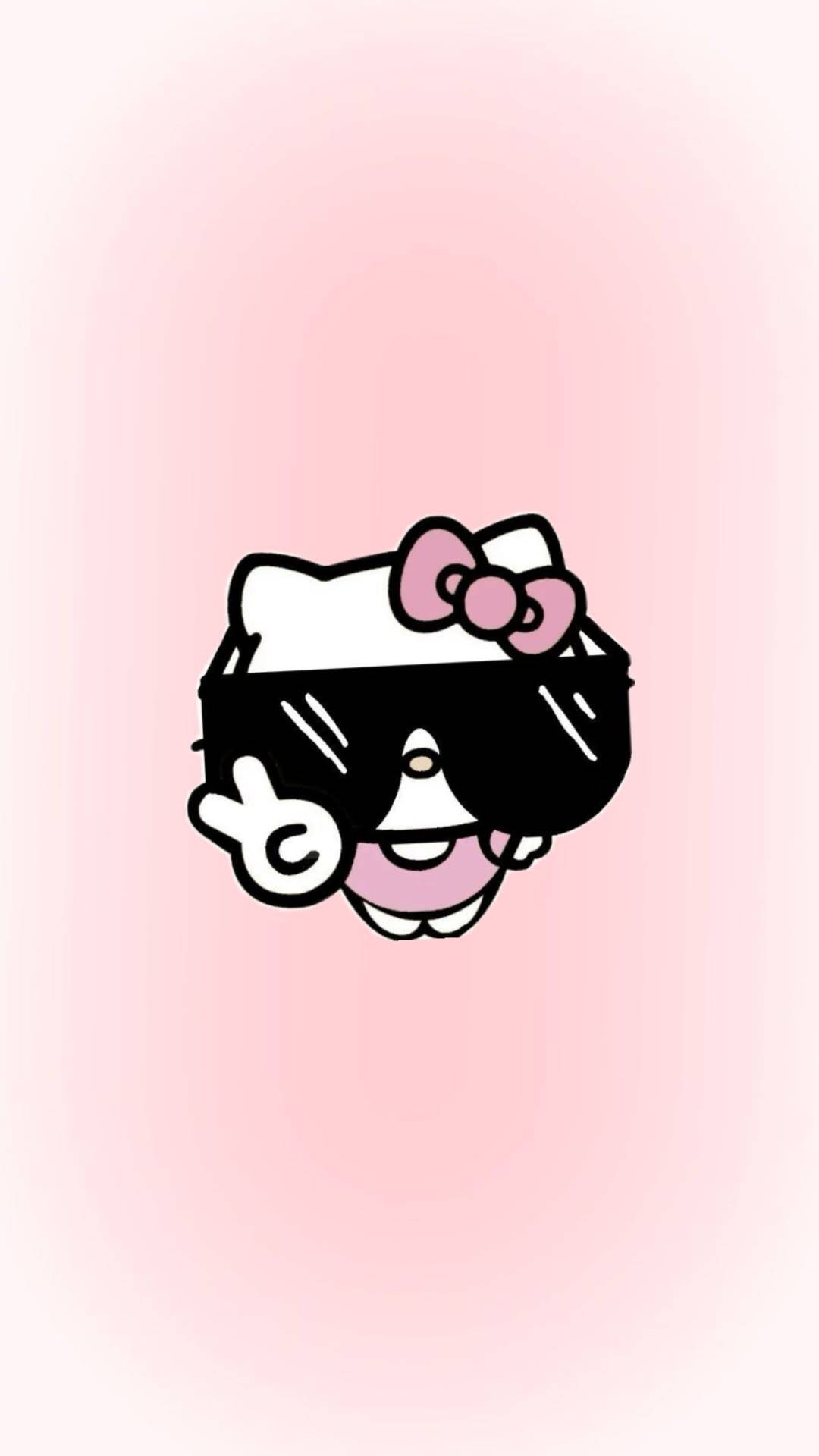 Foto de Perfil da Hello Kitty Estilosa com Óculos de Sol