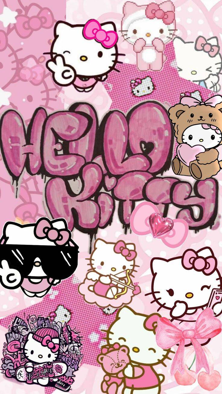 Foto de Perfil da Hello Kitty Colorida e Divertida com Estilo Aesthetic