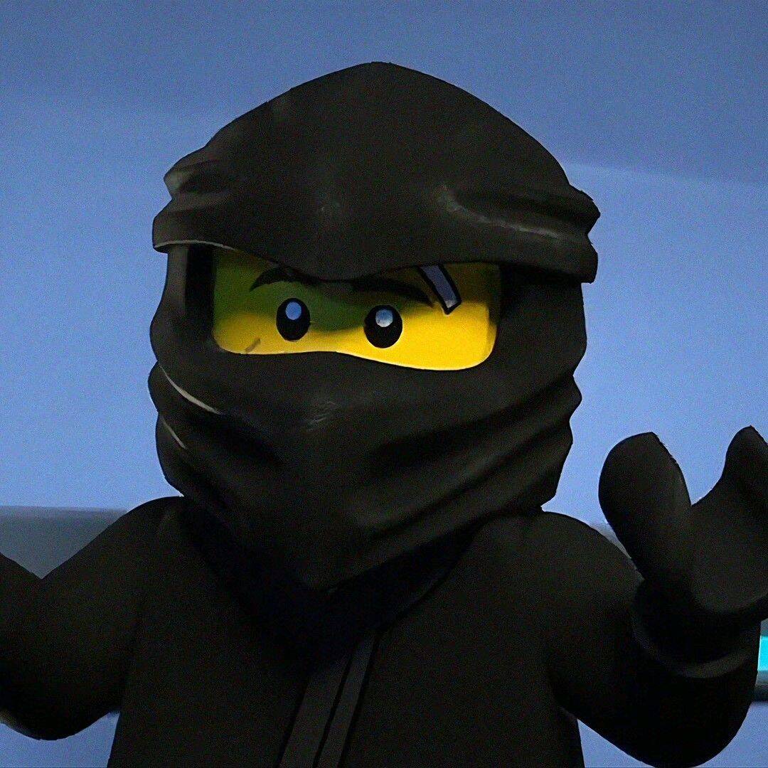 Foto de Perfil Preta do Ninja Lego