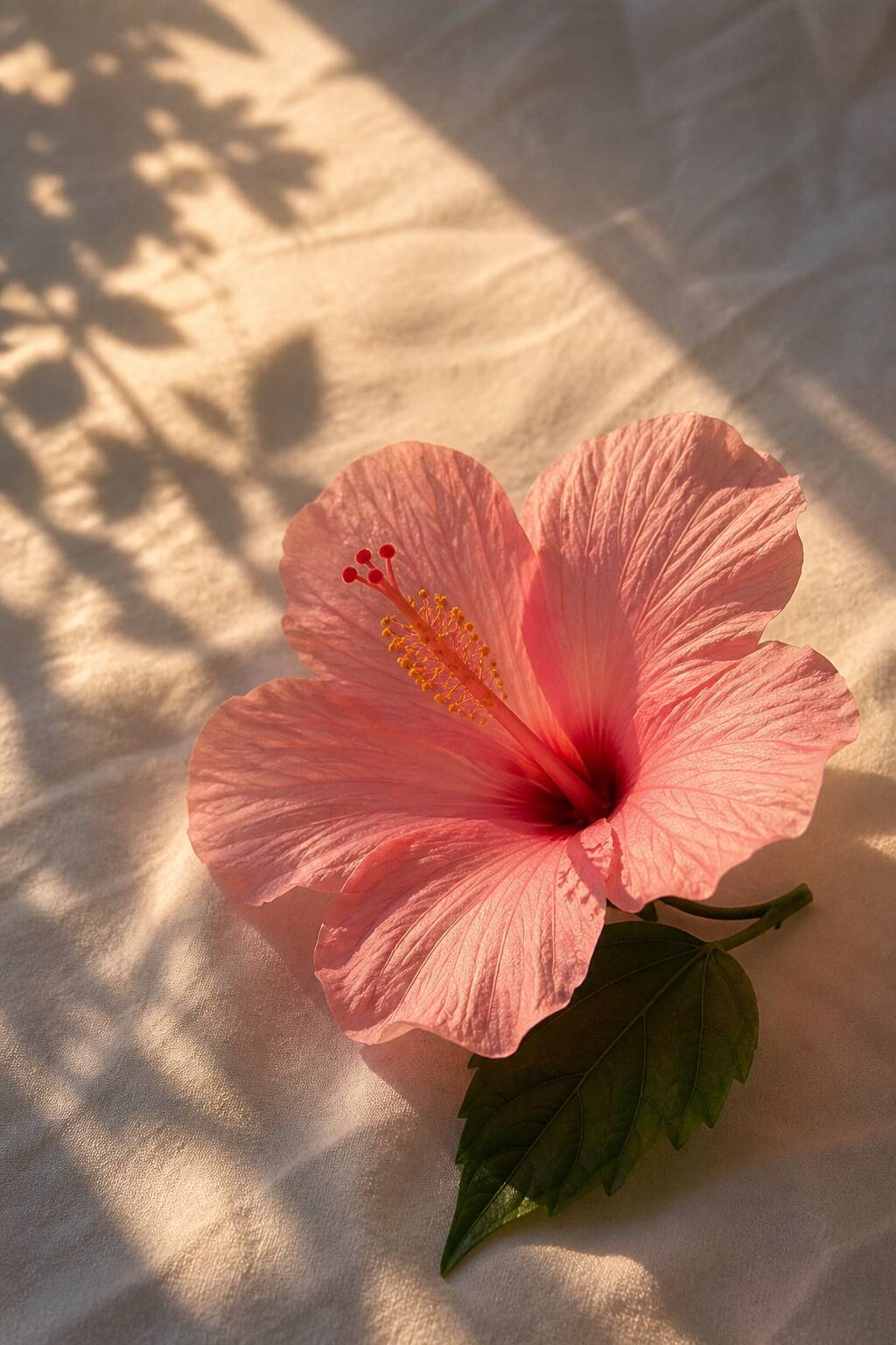 Foto de Perfil Aesthetic de Flor de Hibisco Rosa