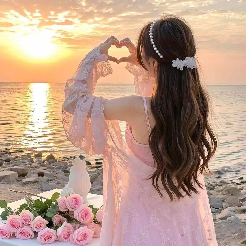 Foto de Perfil Aesthetic de Amor ao Pôr do Sol