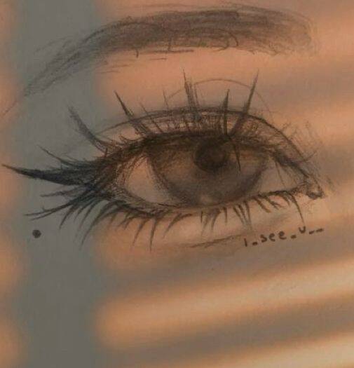 Aesthetic Eye Pfp Profile Picture with Light and Shadow
