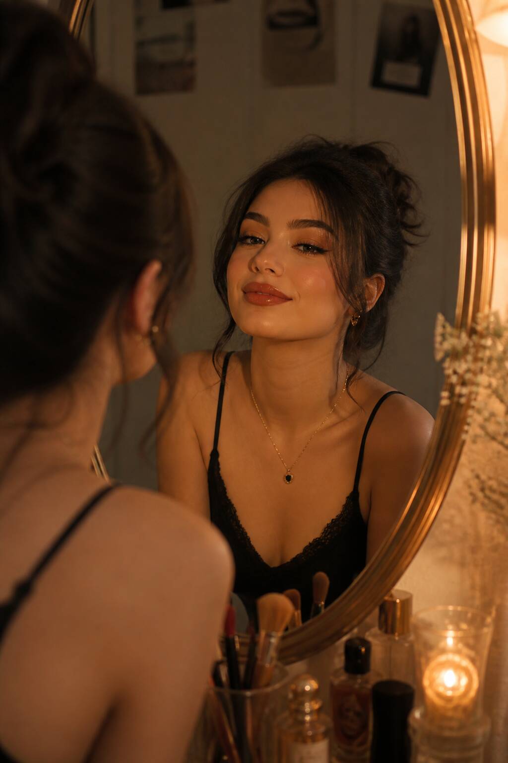 Pfp Profile Picture for TikTok Glamor Style in the Mirror
